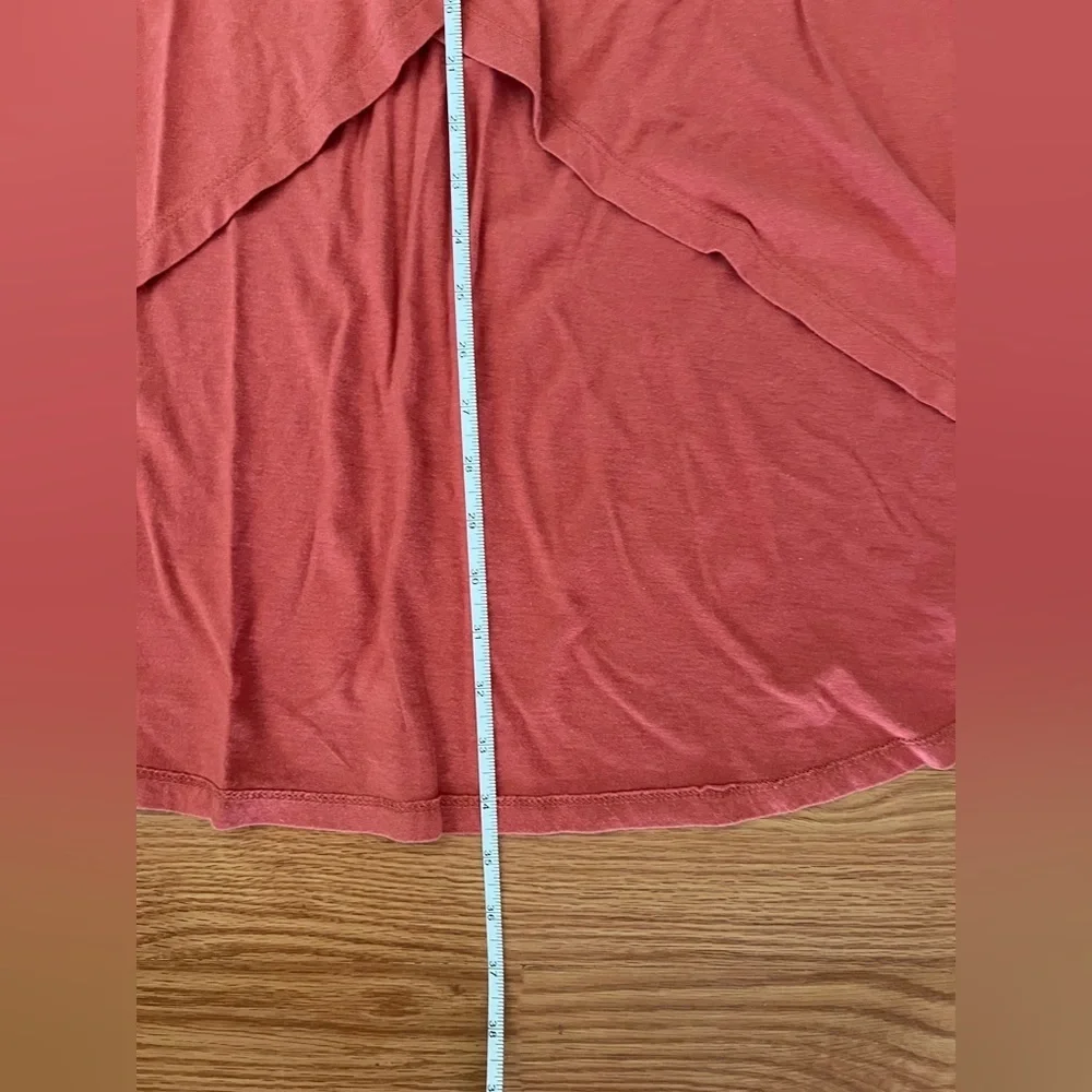 Terracotta Midi Skirt - Threads 4 Thought - Tulip Hem -Size L
